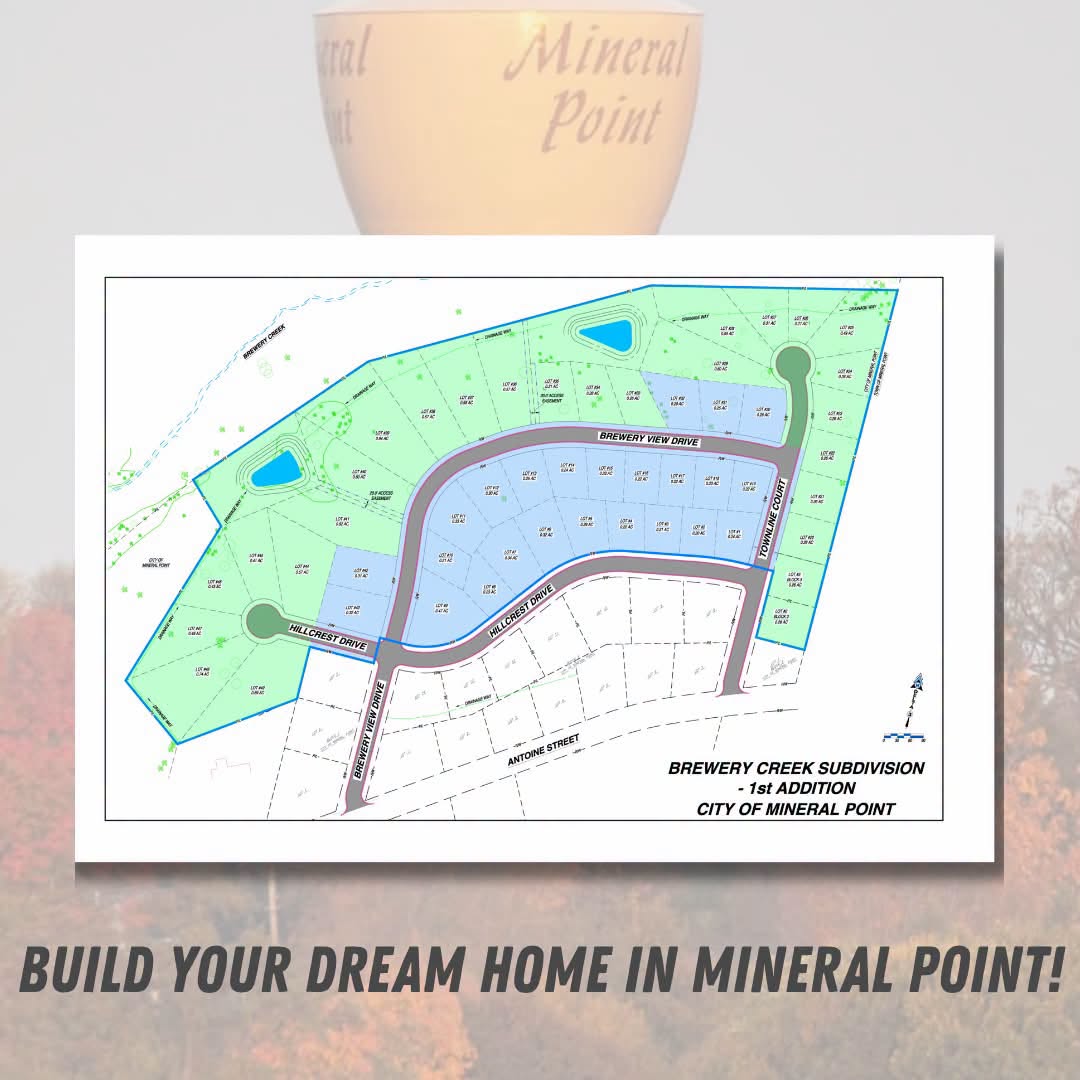 Lots for Sale in Brewery Creek Subdivision